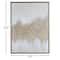 CosmoLiving by Cosmopolitan Gold Glam Abstract Canvas Wall Art